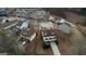 Aerial view showcases a desirable neighborhood featuring charming homes and well-kept landscaping at 2683 Mariner Way, Villa Rica, GA 30180