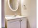 Bathroom with a decorative mirror and bright lighting at 2683 Mariner Way, Villa Rica, GA 30180
