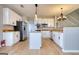 Modern kitchen with stainless steel appliances and white cabinets at 2683 Mariner Way, Villa Rica, GA 30180