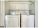 Laundry room area with side by side washer and dryer at 2683 Mariner Way, Villa Rica, GA 30180