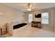 Neutral bedroom with large windows, ceiling fan, and daybed with storage drawers at 925 Whitehawk Trl, Lawrenceville, GA 30043