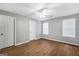 Spacious bedroom features wood-look flooring and a ceiling fan at 11531 E Lovejoy Rd, Hampton, GA 30228