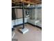 Unfinished basement with block foundation, exposed support beams, and utility access at 392 Carey Se Dr, Atlanta, GA 30315