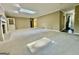 Spacious living room with a skylight, fireplace and neutral carpet, providing an airy and inviting space at 1327 Highway 54 E, Fayetteville, GA 30214