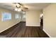 Inviting living room featuring modern flooring, ample natural light, and neutral wall color at 2004 Shamrock Dr, Decatur, GA 30032