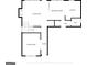 Home floor plan featuring a living room, dining room, kitchen, and bath at 1870 Wildcat Trace Cir, Lawrenceville, GA 30043