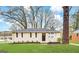 Charming single-story home featuring a well-manicured lawn, complemented by freshly laid mulch at 360 Belgarde Pl, Atlanta, GA 30354