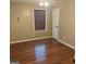 Bedroom with ceiling fan and window at 10020 Crystal Ter, Jonesboro, GA 30238