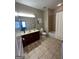 Bathroom featuring a single sink vanity with a tiled shower and bath at 870 Nw Mayson Turner Nw Rd # 1227, Atlanta, GA 30314