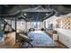 Finished basement with hardwood floors with backyard views at 757 Fischer Rd, Sharpsburg, GA 30277