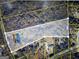 Aerial view showing the parcel lines at 3930 W Side Pl, Ellenwood, GA 30294