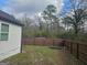 Backyard view with a privacy fence at 3930 W Side Pl, Ellenwood, GA 30294