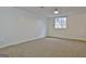 Spacious basement with neutral carpet, window, and ample electrical outlets offering a blank canvas at 101 Nightwind Ct, Peachtree City, GA 30269