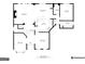 Downstairs floor plan displaying the kitchen, dining room, living room, Gathering room, and laundry at 100 Windmeadow Way, Fayetteville, GA 30214