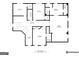 Upstairs floor plan showcasing bedrooms, bathrooms, and closet locations and dimensions at 100 Windmeadow Way, Fayetteville, GA 30214
