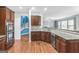 Kitchen featuring granite countertops, stainless steel appliances, and hardwood floors at 100 Windmeadow Way, Fayetteville, GA 30214