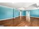 Spacious living room featuring hardwood floors and natural light at 100 Windmeadow Way, Fayetteville, GA 30214