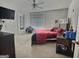 Bedroom featuring a comfortable bed, window, and ceiling fan at 3092 Cedar Crest Way, Decatur, GA 30034