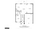 Detailed floor plan showcasing the layout of the first floor, including kitchen, living room, and bedroom areas at 3092 Cedar Crest Way, Decatur, GA 30034
