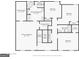 Second floor plan featuring primary bedroom with a bath, closets, three additional bedrooms, and a bathroom at 230 Wyngate Cir, Fayetteville, GA 30215