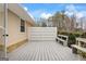Back porch with bench seating and a screened-in room, great for entertaining at 334 Nancy Sw Ct, Lilburn, GA 30047