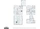 Complete floor plan with dimensions for the basement, first, second floors, and attic at 256 Allie Dr, Mcdonough, GA 30252