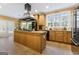 Spacious kitchen with stainless steel appliances and large center island at 256 Allie Dr, Mcdonough, GA 30252