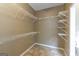 Walk-in closet featuring wire shelving and tile flooring at 401 Robinson Rd, Peachtree City, GA 30269