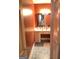 Traditional bathroom with vintage fixtures and a unique tile floor at 1125 Carlo Sw Ct, South Fulton, GA 30331