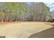 Expansive backyard featuring mature trees providing privacy at 115 Foxford Run, Tyrone, GA 30290