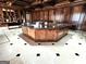 Executive office featuring custom wood paneling, marble flooring and ample workspace at 125 Turnberry Cir, Fayetteville, GA 30215