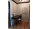 Hallway nook with desk and chair at 9000 Edinburg Dr, Winston, GA 30187