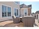 Large deck with wicker furniture, ideal for outdoor lounging and entertaining guests at 550 Wentworth Ct, Fayetteville, GA 30215