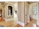 Inviting hallway leading to a bathroom and other living spaces at 550 Wentworth Ct, Fayetteville, GA 30215