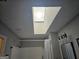 Bright bathroom showing a skylight over the bathtub and shower area, enhancing natural light at 6558 Eastbriar Dr, Lithonia, GA 30058