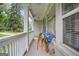 Inviting covered front porch featuring white columns, offering a charming outdoor space at 1273 Boulevard Lorraine Sw, Atlanta, GA 30311