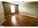 Bedroom with a ceiling fan and light streaming through the window at 1406 Bayrose Cir # 6B, East Point, GA 30344
