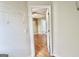 Empty walk-in closet shows wire shelving and wood floors at 1406 Bayrose Cir # 6B, East Point, GA 30344