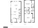 Detailed floor plan showcasing layout and dimensions of the home at 1406 Bayrose Cir # 6B, East Point, GA 30344