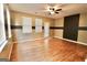 Inviting living room with natural light, hardwood floors and updated decor at 1406 Bayrose Cir # 6B, East Point, GA 30344