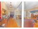 Spacious living room with hardwood floors, tan walls, decorated with tasteful accents and furniture at 245 Longshore Way, Fayetteville, GA 30215