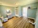 The bathroom is newly renovated with modern fixtures and fixtures at 36 Reese St, Grantville, GA 30220