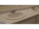 Close-up of a bathroom sink with a white marble countertop at 1879 Redfern Rd, Dacula, GA 30019