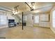 This garage features built-in cabinets, storage, and epoxy flooring at 3786 Turnberry Ct, Duluth, GA 30096