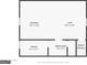 Third floorplan showing the layout of the kitchen, loft, bathroom, and closet at 3786 Turnberry Ct, Duluth, GA 30096