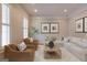 Bright living room featuring comfortable seating, stylish decor, and natural light from large windows at 3786 Turnberry Ct, Duluth, GA 30096
