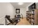 Bright office space featuring built-in bookshelves and ample natural light at 4217 Paces Ferry Se Rd, Atlanta, GA 30339