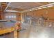 Inside the garage is peg board and two large wood worktables at 240 Sandy Lake Cir, Fayetteville, GA 30214