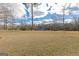 Large yard featuring a sprawling lawn, mature trees, and ample space for outdoor activities at 240 Sandy Lake Cir, Fayetteville, GA 30214