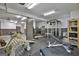 Spacious garage with work out equipment, jungle gym, and space to park at 285 Hogan Coweta Rd, Hogansville, GA 30230